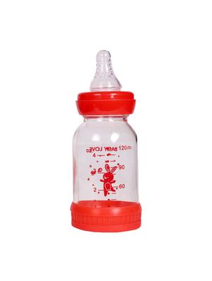 red glass milk bottle - 17106426 - Standard Image - 2