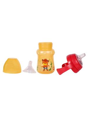 orange plastic feeding bottle - 17106439 - Standard Image - 3