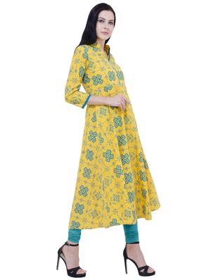 printed anarkali kurta - 17106633 - Standard Image - 2