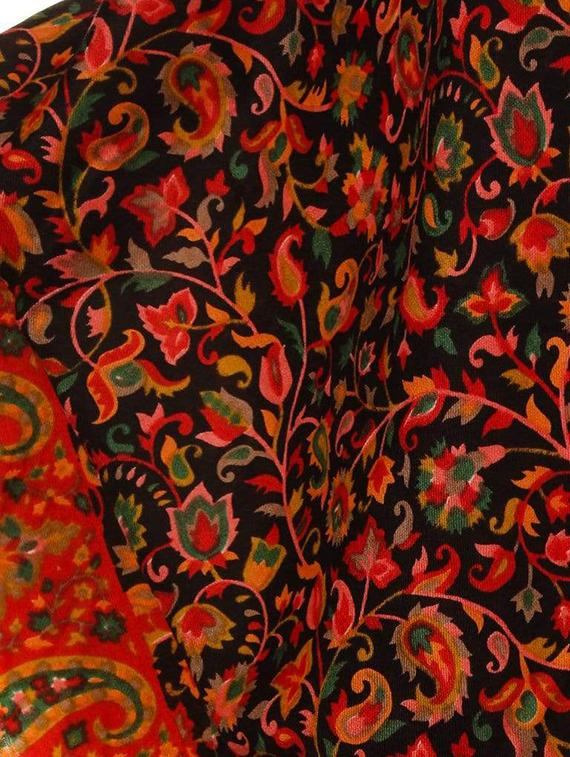 black wool blend shawl - 17107413 - Zoom Image - 3