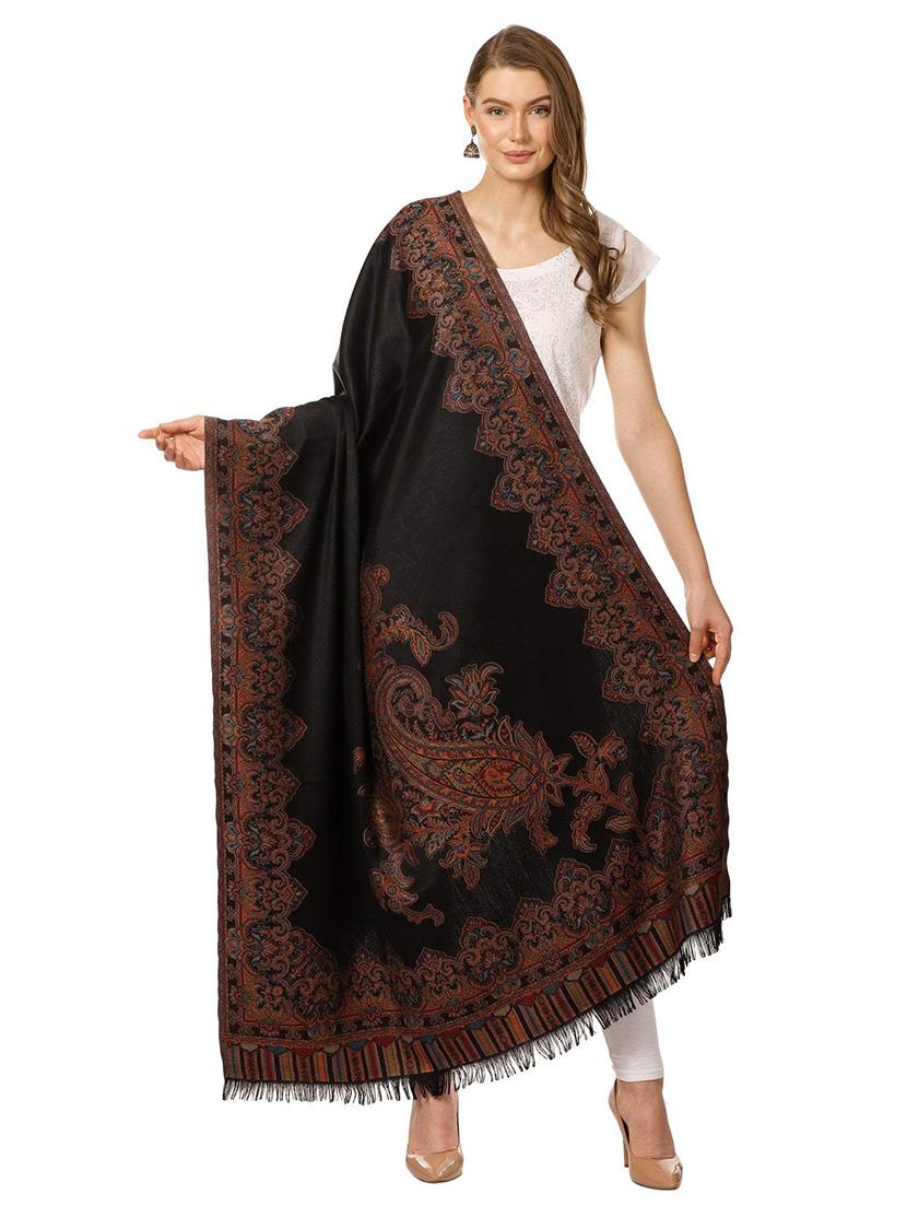 black pashmina shawl - 17107415 - Zoom Image - 1