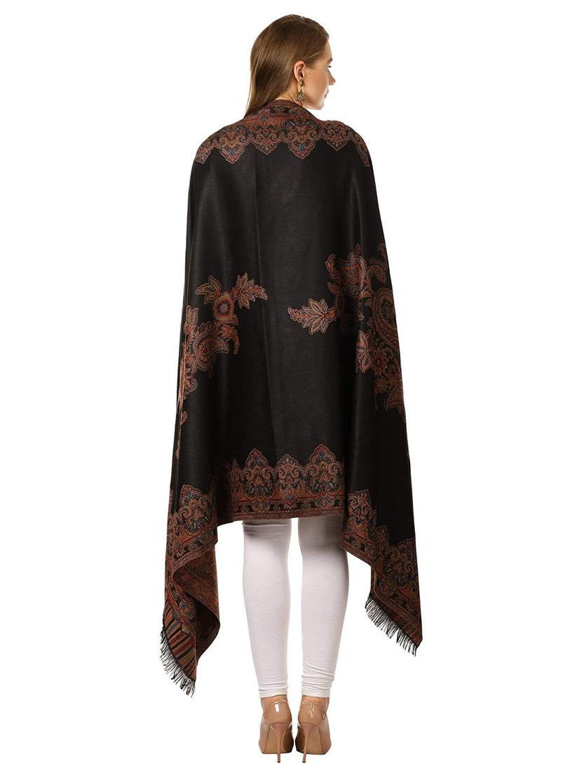 black pashmina shawl - 17107415 - Zoom Image - 2