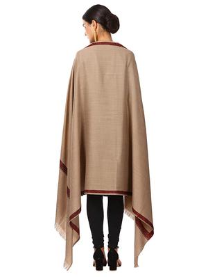 brown woolen shawl - 17107428 - Standard Image - 2