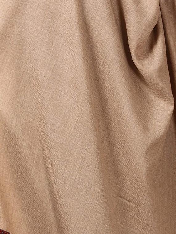 brown woolen shawl - 17107428 - Zoom Image - 3