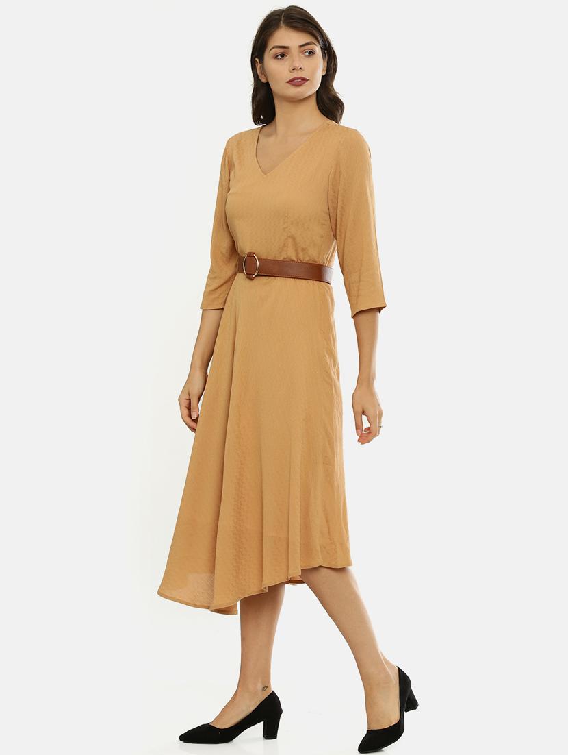 asymmetric belted dress - 17107547 - Zoom Image - 2