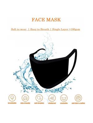 black anti-pollution women mask (pack of 6) - 17108592 - Standard Image - 3