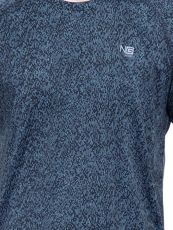navy blue printed t-shirt - 17108756 - Zoom Image - 5