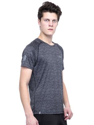 grey printed raglan t-shirt - 17108758 - Standard Image - 2