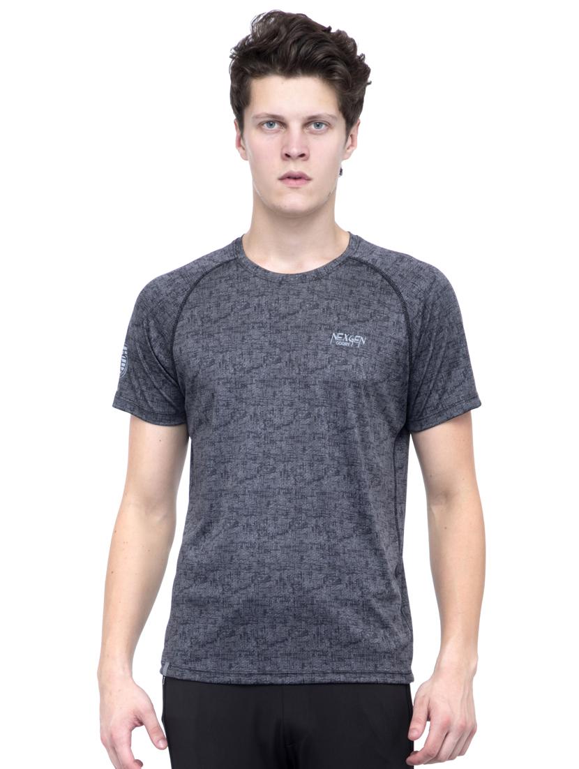 grey printed raglan t-shirt - 17108758 - Zoom Image - 1