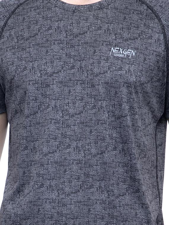 grey printed raglan t-shirt - 17108758 - Zoom Image - 5