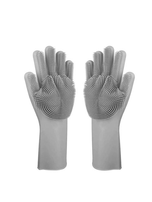 silicon washable multi use cleaning gloves - 17108775 - Standard Image - 1