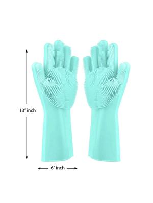 silicon washable multi use cleaning gloves - 17108777 - Standard Image - 2