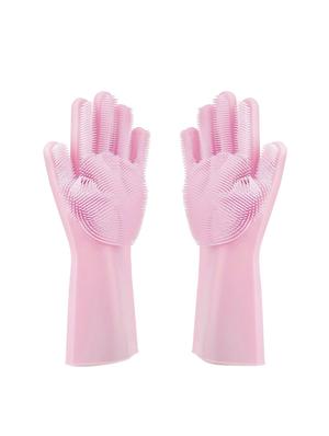 silicon washable multi use cleaning gloves (set of 2) - 17108780 - Standard Image - 2