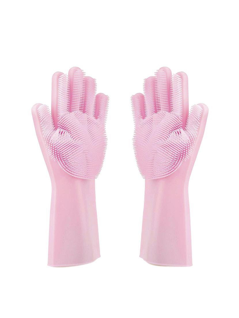silicon washable multi use cleaning gloves (set of 2) - 17108780 - Zoom Image - 2