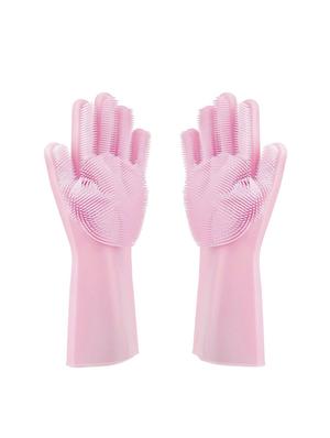 silicon washable multi use cleaning gloves (set of 2) - 17108786 - Standard Image - 2