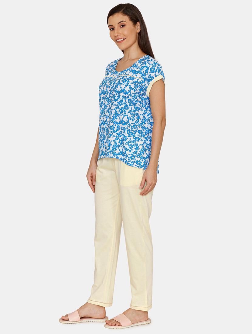 printed tee and pajama set - 17108828 - Zoom Image - 2