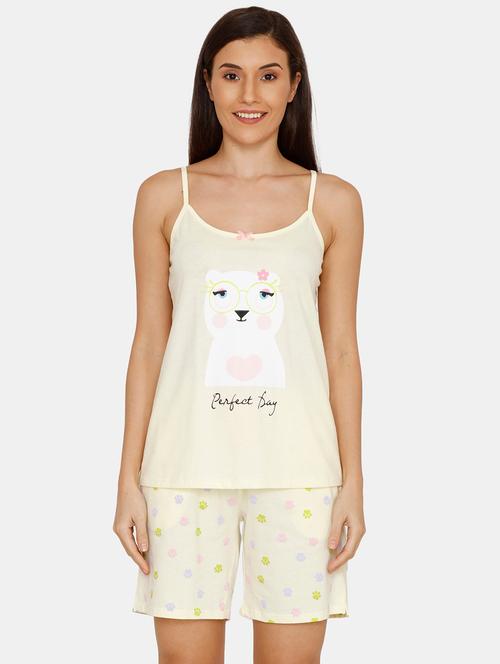 quirky print shorts set - 17108842 - Standard Image - 1