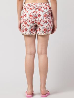 floral nightwear shorts - 17108972 - Standard Image - 3