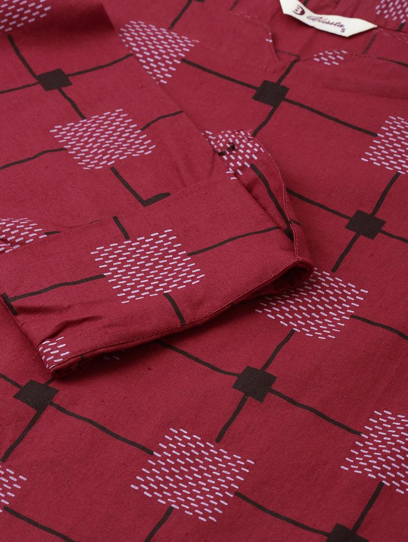 printed straight kurta - 17108985 - Zoom Image - 4