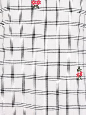 checkered straight kurta - 17109003 - Standard Image - 5