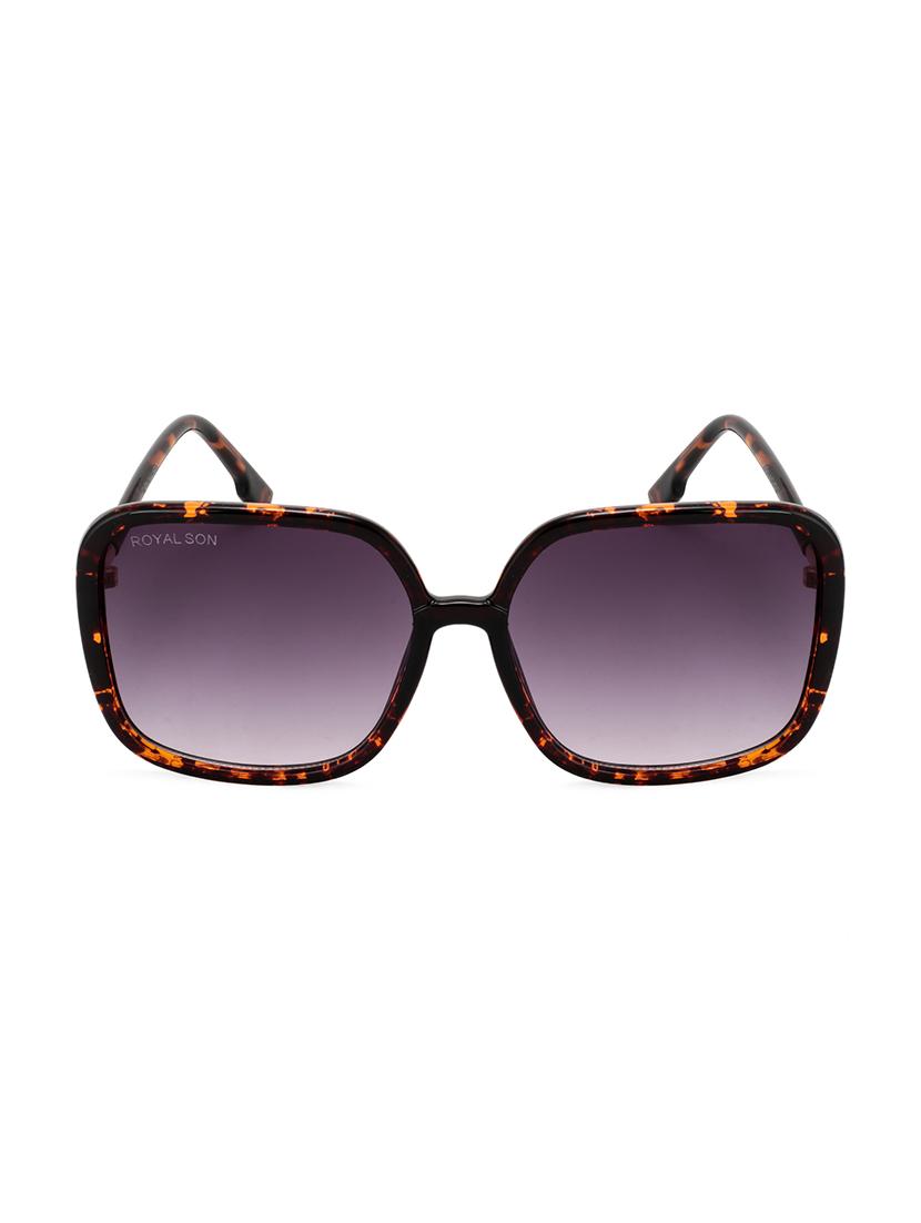 royal son over sized uv protected women sunglasses - black - 17110344 - Zoom Image - 1