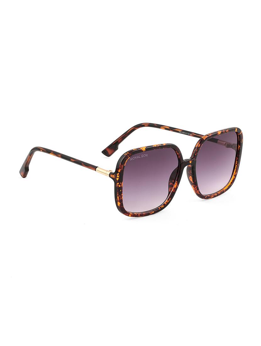 royal son over sized uv protected women sunglasses - black - 17110344 - Zoom Image - 2