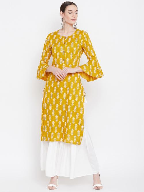 bell sleeves kurta sharara set - 17111909 - Standard Image - 1
