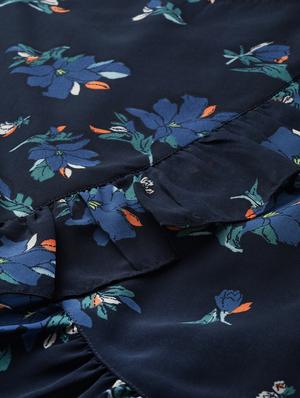 floral asymmetric top - 17111973 - Standard Image - 5