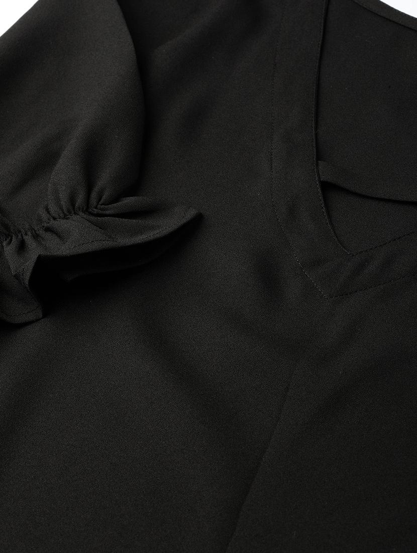 puff sleeves v neck op - 17111987 - Zoom Image - 5