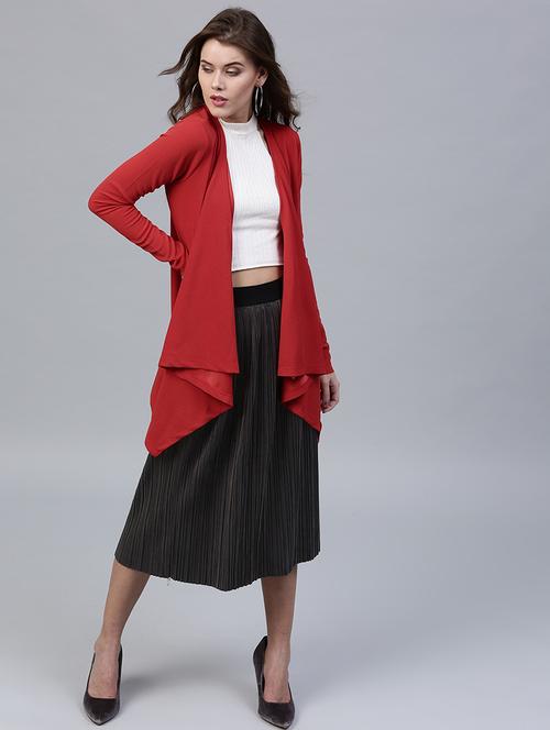 front open waterfall shrug - 17112166 - Standard Image - 1