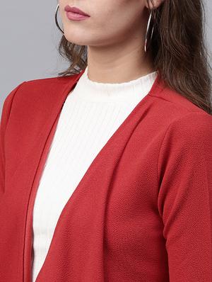 front open waterfall shrug - 17112166 - Standard Image - 4