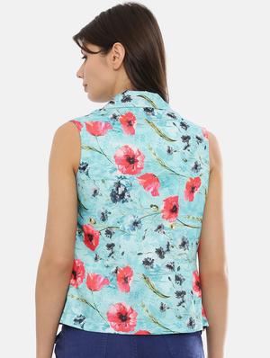 floral summer jacket - 17112219 - Standard Image - 3