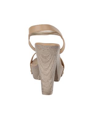 beige ankle strap sandals - 17112579 - Standard Image - 3