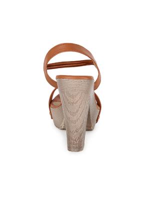 tan ankle strap sandals - 17112580 - Standard Image - 3