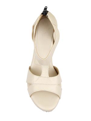 beige ankle strap wedges - 17112582 - Standard Image - 4