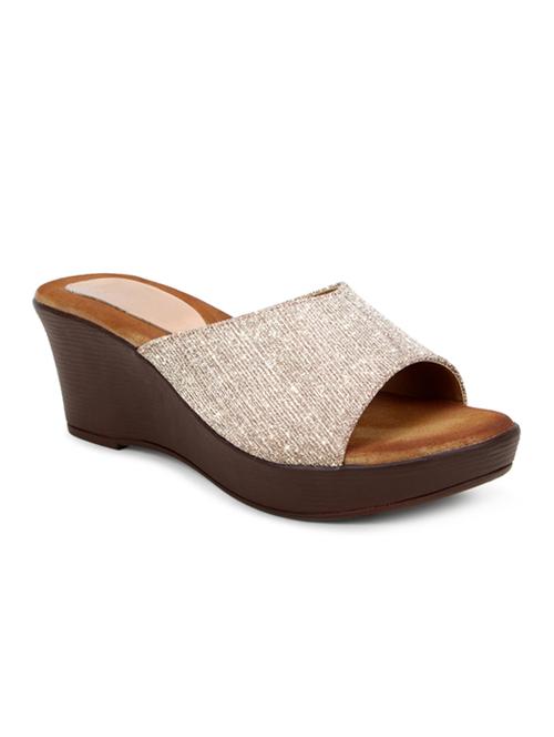 gold slip on wedges - 17112587 - Very Small Image - 1