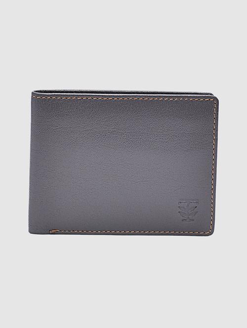 grey leather wallet - 17112726 - Standard Image - 1