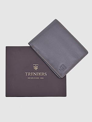 grey leather wallet - 17112726 - Standard Image - 6