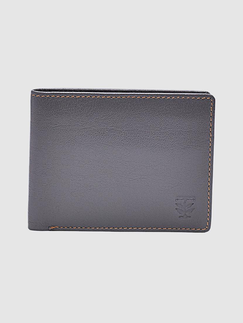 grey leather wallet - 17112726 - Zoom Image - 1