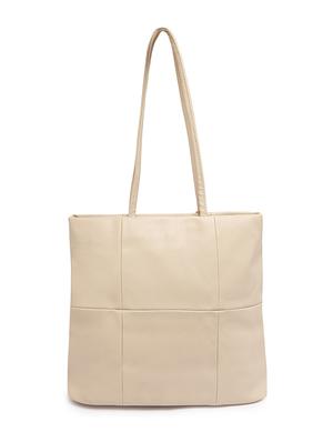beige leatherette (pu) regular tote - 17112771 - Standard Image - 2