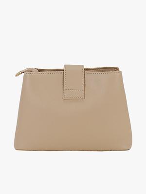 beige leatherette regular sling bag - 17112775 - Standard Image - 2