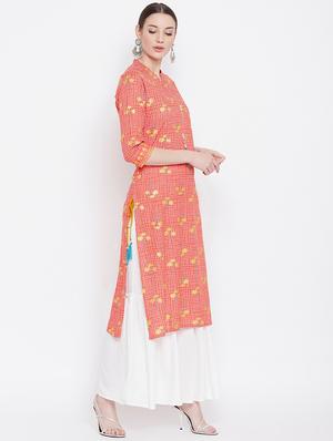 printed kurta sharara set - 17112978 - Standard Image - 2