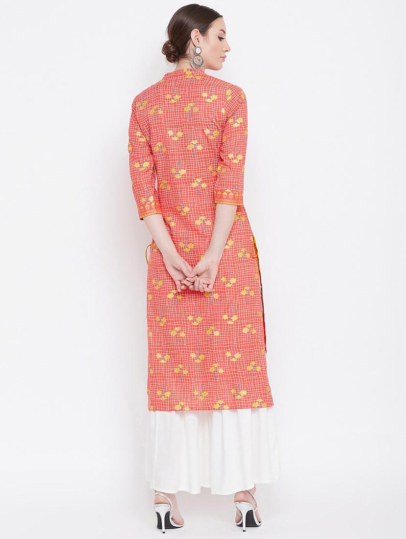 printed kurta sharara set - 17112978 - Zoom Image - 3