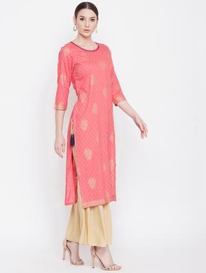 printed kurta sharara set - 17112979 - Standard Image - 2