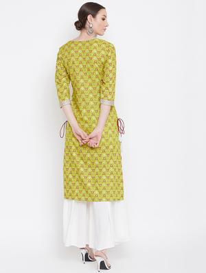 printed kurta sharara set - 17112980 - Standard Image - 4