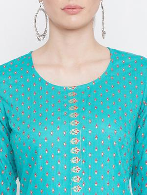 printed kurta sharara set - 17112981 - Standard Image - 5