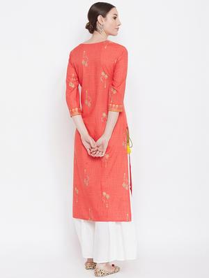 printed kurta sharara set - 17112982 - Standard Image - 4