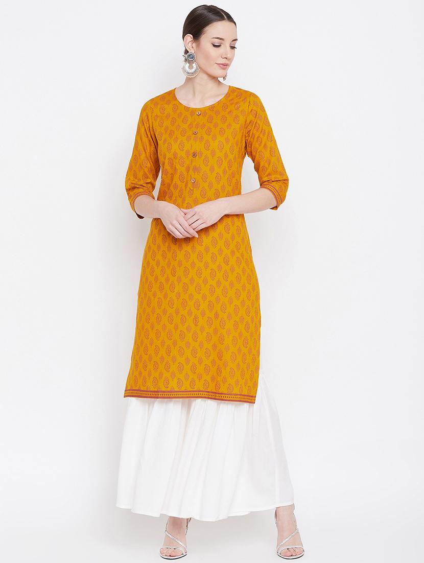 printed kurta sharara set - 17112989 - Zoom Image - 1