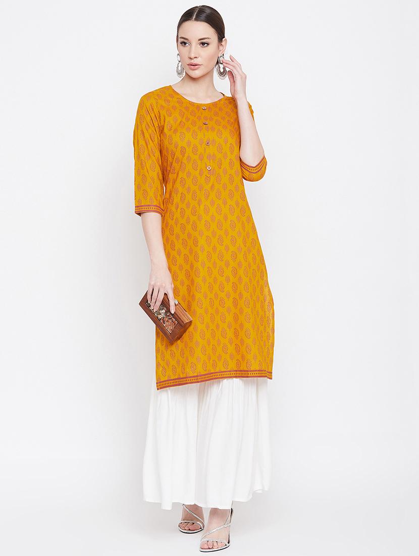 printed kurta sharara set - 17112989 - Zoom Image - 4