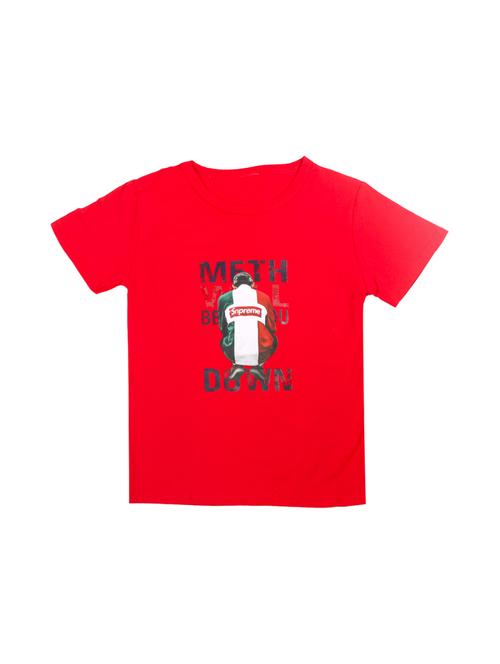 red cotton tshirt - 17113452 - Standard Image - 1